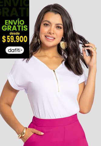 Blusa Mujer Blanco Mp 110425 MP