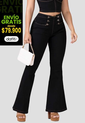 Jean Mujer Negro Mp 100321 MP