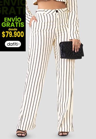 Pantalón Mujer Blanco Mp 100298 MP