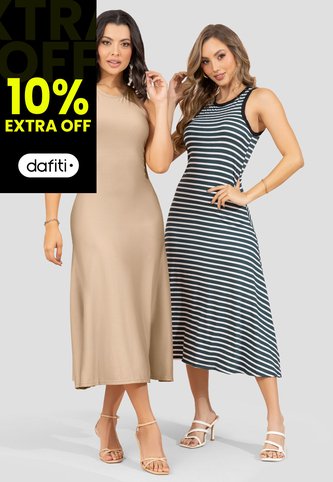 Vestido Paq X2 Mujer Multicolor Mp 110497 MP