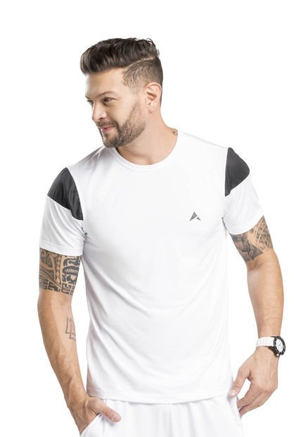 Camiseta Masculino Blanco Mp 1345