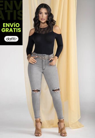 Jean Mujer Gris Mp 5315 MP