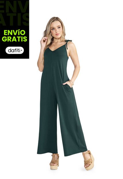 Enterizo Largo Mujer Verde Botella Mp 7230