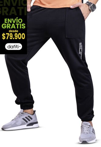 Jogger Hombre Negro Mp 6073 MP