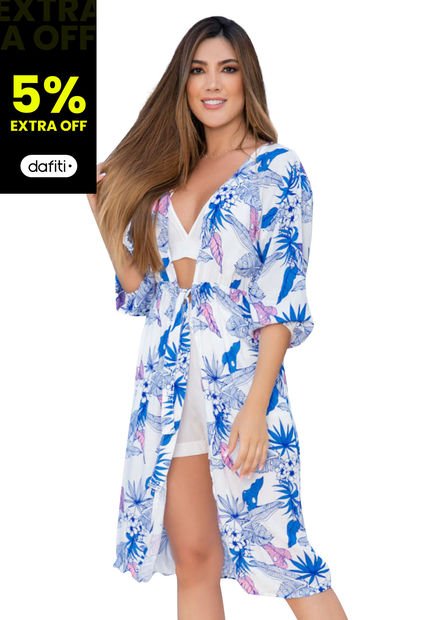 Kimono Mujer Multicolor Mp 32929