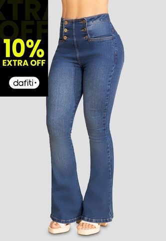 Jean Mujer Azul Medio Mp 107890 MP