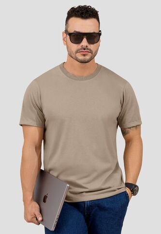 Camiseta Hombre Café Pardo Mp 110530 MP