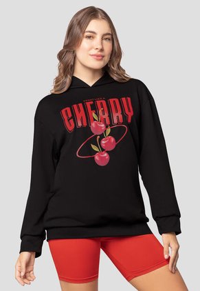 Buzo Mujer Negro Mp 110147