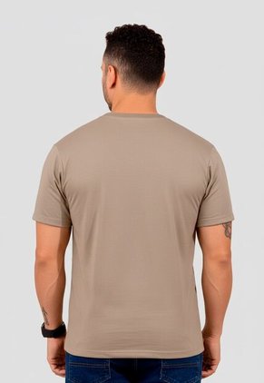 Camiseta Hombre Café Pardo Mp 110530