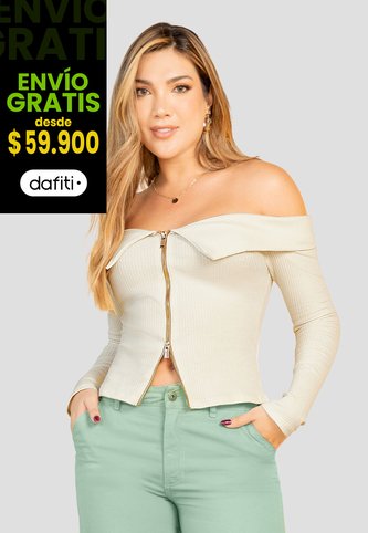 Blusa Mujer Crema Mp 110166 MP