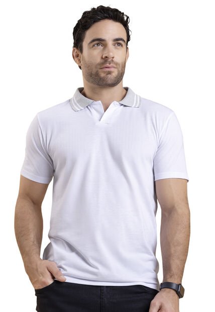 Polo Hombre Blanco Mp 4104