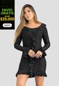 Vestido Corto Mujer Negro Mp 113936 de MP