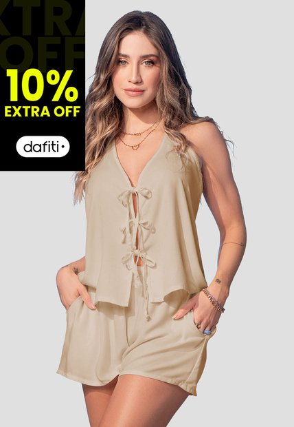 Conjunto Mujer Latte Mp 107864