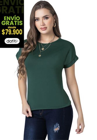 Camiseta Mujer Pistacho Mp 9676 MP