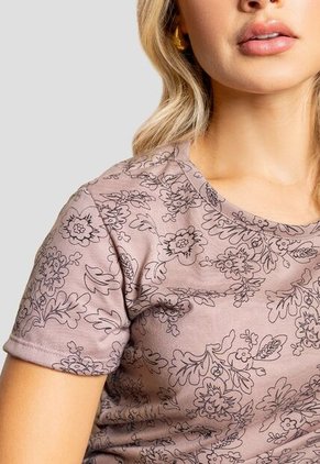 Camiseta Mujer Estampado Mp 112391