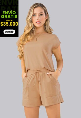 Conjunto Mujer Amarillo Mp 102318 MP