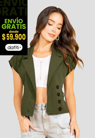 Blusa Mujer Verde Militar Mp 110130 MP