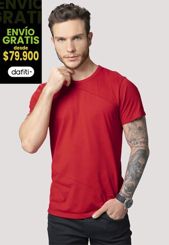 Camiseta Hombre Rojo Mp 88199 MP