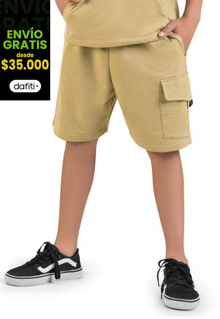 Bermuda Infantil Masculino Amarillo Mp 6460