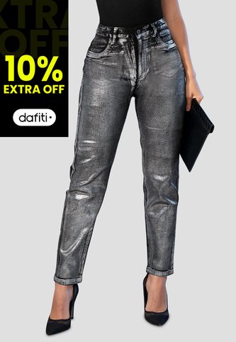 Jean Mujer Plateado Mp 105370 MP