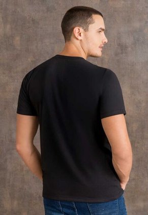 Camiseta Hombre Negro Mp 112802