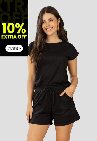 Conjunto Mujer Negro Mp 102318 MP