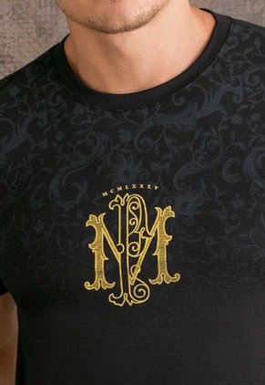 Camiseta Hombre Negro Mp 112802