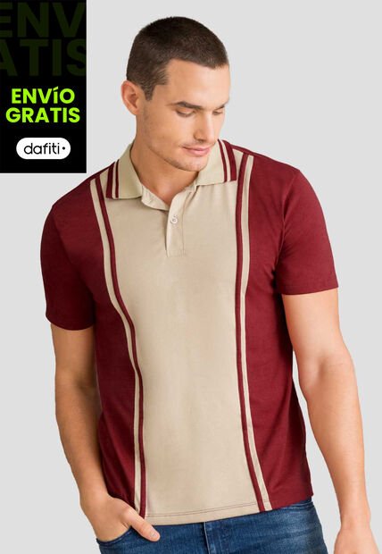 Polo Hombre Merlot Mp 112797