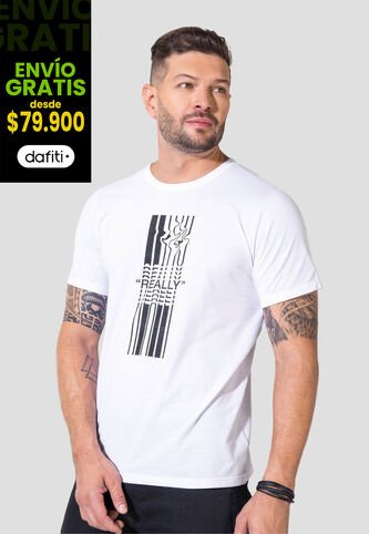 Camiseta Hombre Blanco Mp 2113 MP