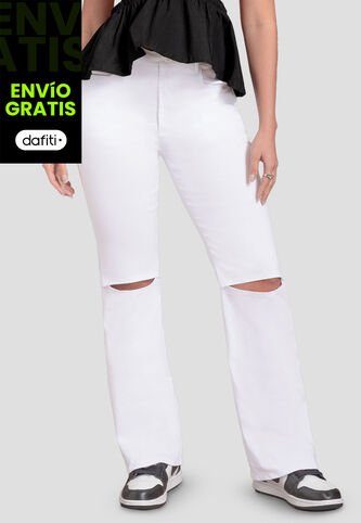 Pantalón Mujer Blanco Mp 110991 MP