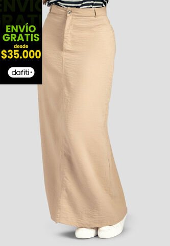 Falda Larga Mujer Latte Mp 113212 MP