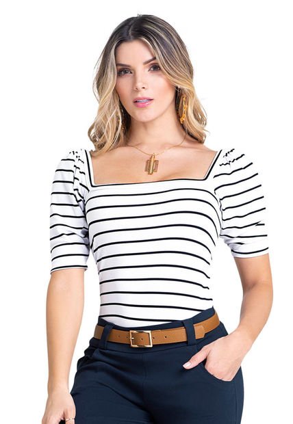 Camiseta Mujer Bicolor Mp 75787
