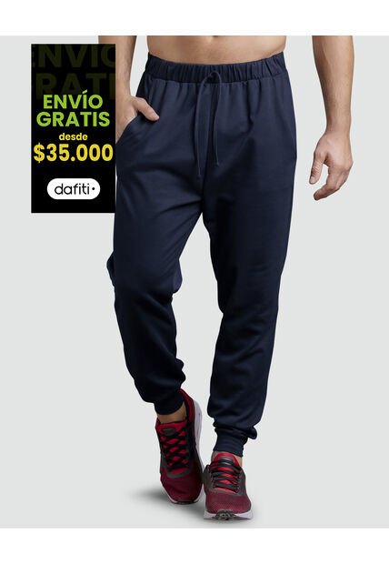 Jogger Hombre Azul Profundo Mp 56976