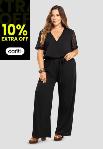 Enterizo Largo Mujer Negro Mp 104023 MP
