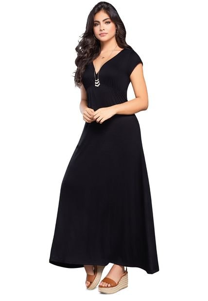 Vestido Largo Para Mujer Negro MP