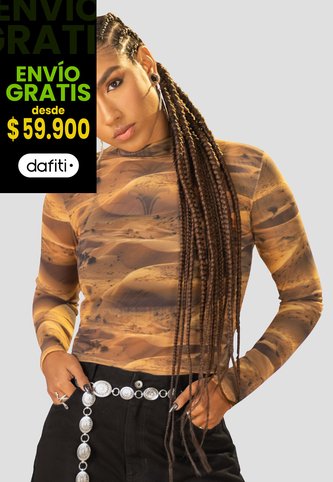 Camibuzo Mujer Estampado Mp 107780 MP