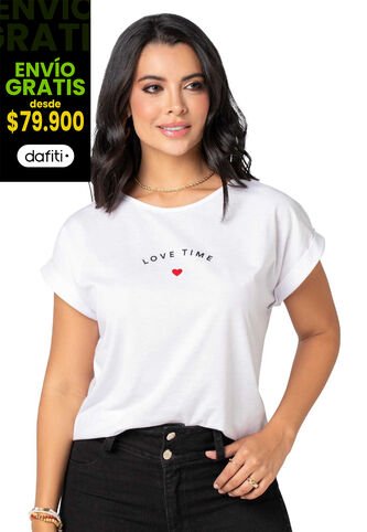 Camiseta Mujer Blanco Mp 2362 MP