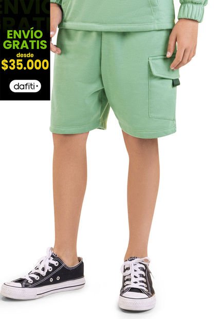 Bermuda Infantil Masculino Verde Mp 6460