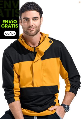 Hoodie Hombre Amarillo Mp 86861 MP