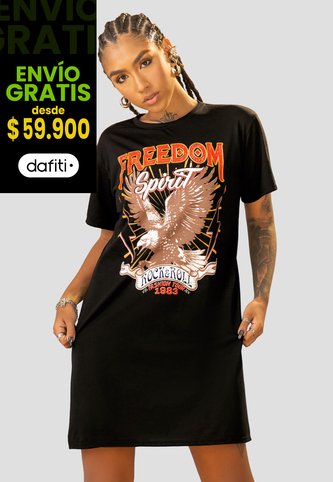 Blusón Mujer Negro Mp 107778 MP