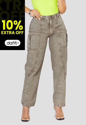 Jean Mujer Taupe Mp 100398 MP