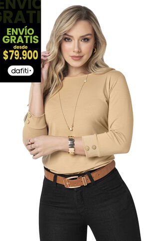 Camibuzo Mujer Caramelo Mp 2364 MP