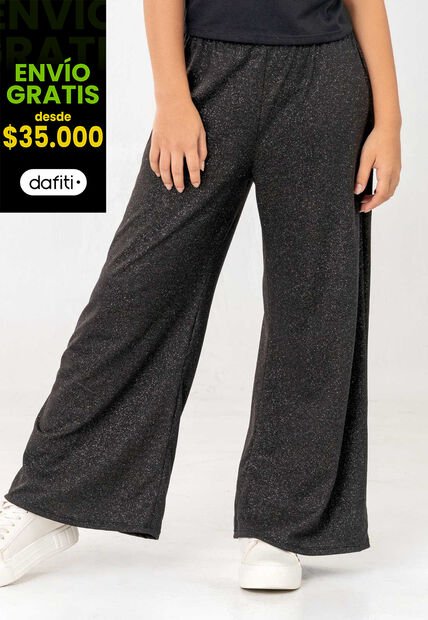 Pantalón Infantil Femenino Negro Mp 113103