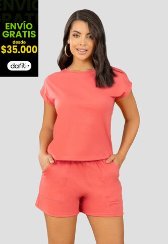 Conjunto Mujer Coral Mp 102318 MP