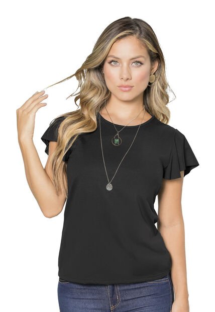 Blusa Mujer Negro Mp 68386