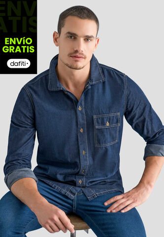 Camisa Hombre Azul Mp 112649 MP