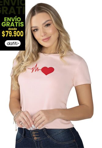 Camiseta Mujer Palo De Rosa Mp 5127 MP
