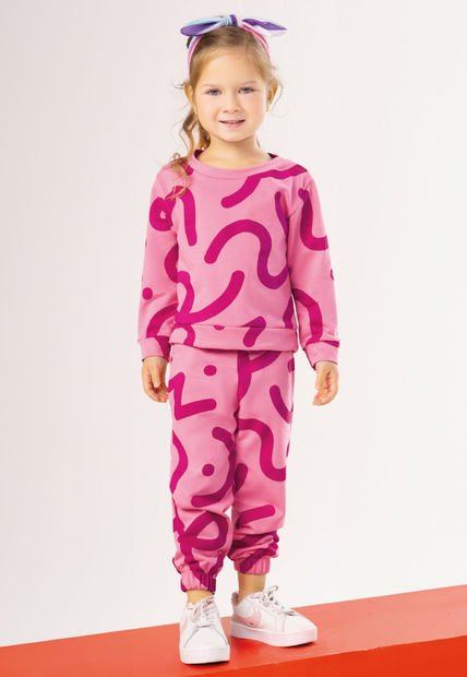 Conjunto Infantil Bebés Rosa Mp 100165