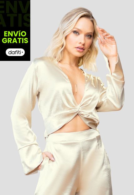 Blusa Mujer Blanco Mp 104205