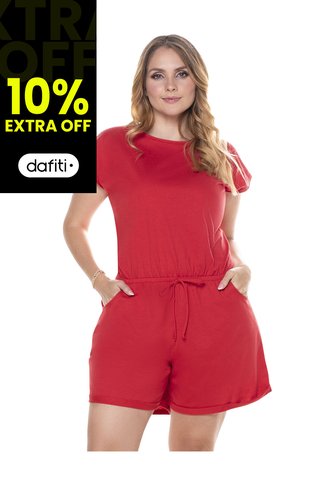 Enterizo Corto Mujer Rojo Mp 101936 MP